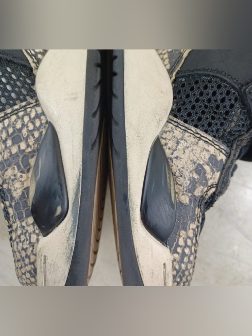 Limited by ASN Women's High-Top Snake-Print & Black Fashion Sneakers - Picture 12 of 15